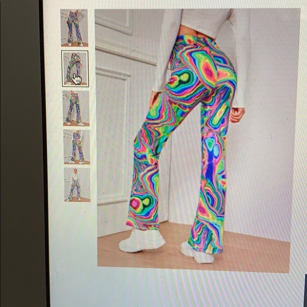 Tie Dye Flare pants - Picture 2 of 3